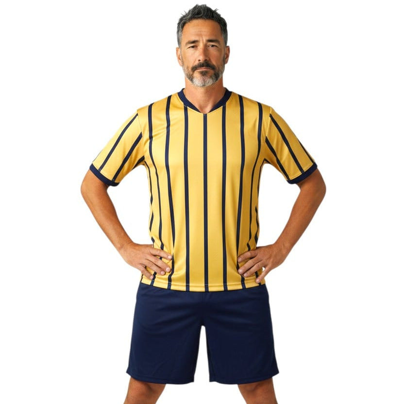 Plain Men Football Jerseys for Unisex V-Neck Fitness